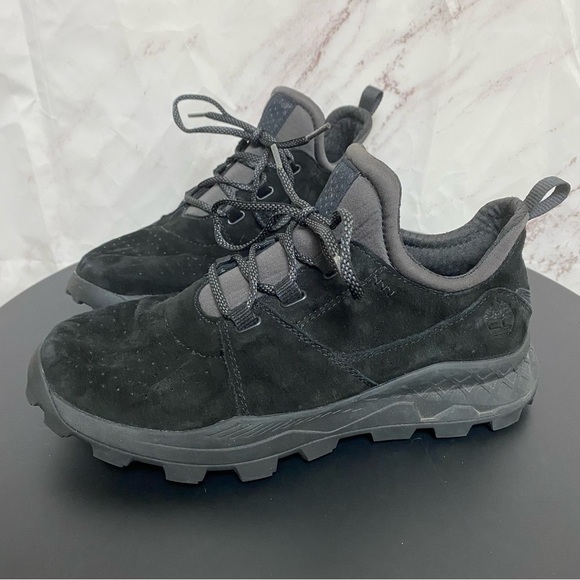 Timberland Brooklyn Oxford Black Suede Sneakers - Picture 1 of 13
